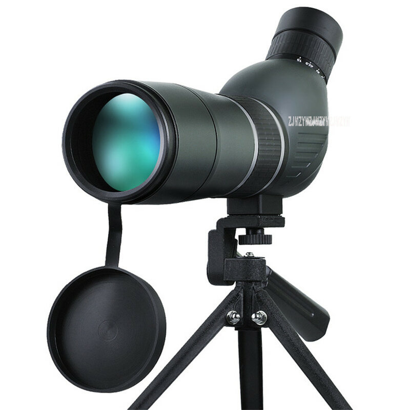 Télescope de repérage 15-45x60, Zoom de 60mm, longue portée, étanche, pour la chasse, l'observation des oiseaux, monoculaire avec trépied