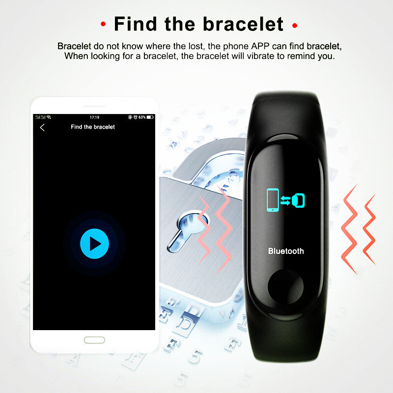BINSSAW Männer Frauen kinder Sport Smart Armband Uhr wasserdichte Bluetooth Herzfrequenz Blutdruck smartwatch relogio inteligente