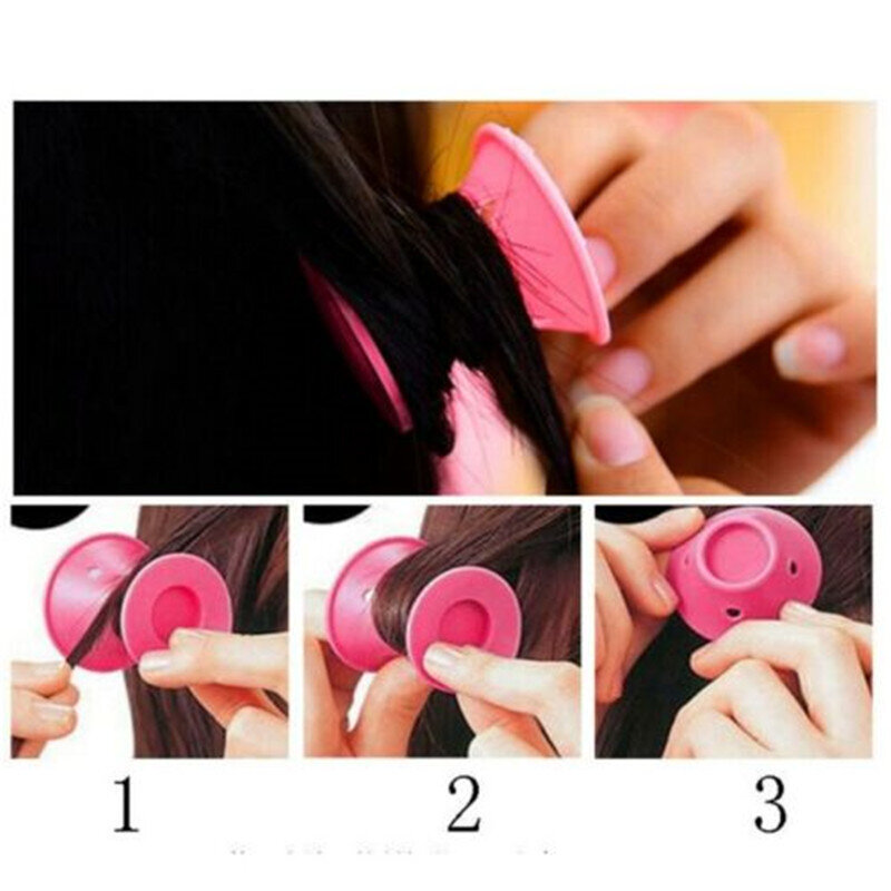 10pcs Rubber Curlers Magic Hair Roller Silicone Hair Hairstyle Magic Hair Curler Makeup Styling DIY Tool Styling Rollers