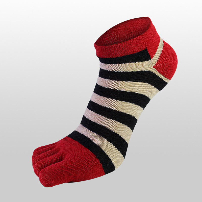Nova moda meias de algodão cinco dedos dedo do pé curto desodorante negócios casual europa selvagem engraçado meias para esporte