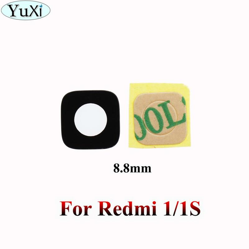 YuXi ل شاومي ل Redmi 1 1S 2A 3 4A 4X 4 4 برو 6A 5 زائد ل Redmi نوت 2 3 4 5 5A الخلفية عودة كاميرا زجاج عدسة غطاء لاصق