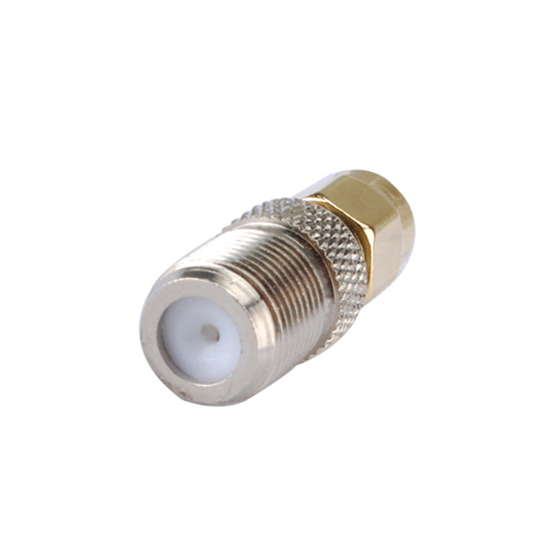 Eightwood F to RP-SMA RF Coaxial Adapter F Jack Female to RP SMA Plug Female Straight Socket to Socket Connector