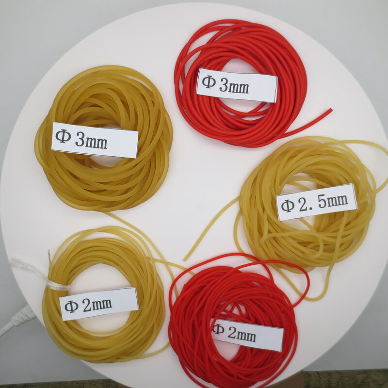 Corda di gomma da 10M diametro 2 2.5 3mm corda da pesca elastica solida accessori per la pesca linea di gomma di buona qualità per attrezzi da pesca