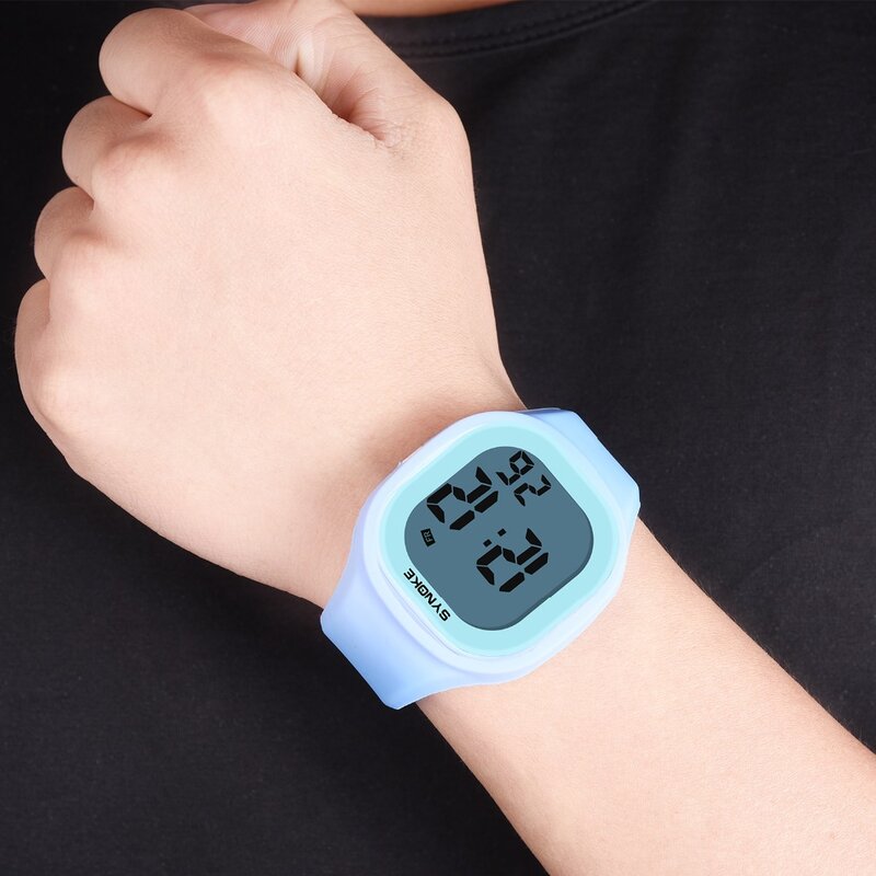 Zegarki dla dzieci powyżej 12 lat SYNOKE marka cyfrowy zegarek wodoodporny studenci zegarek dla chłopców zegarek sportowy dla dziewczynki Kid