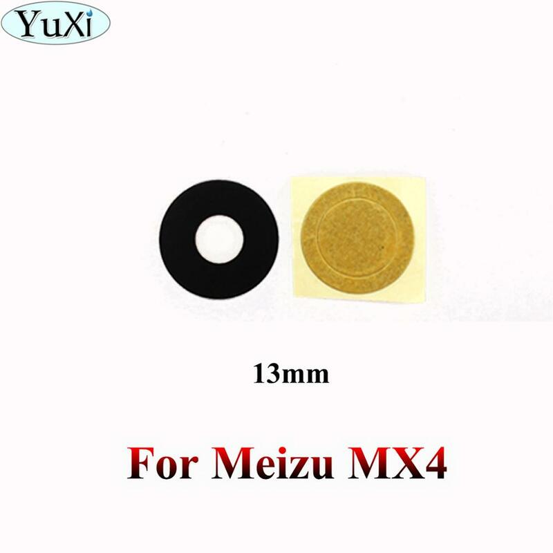 YuXi-cristal de cámara para Meizu MX3 MX4 MX5 Pro 5 6 7 Plus E2 E3 U10 U20 M15 lite Plus, piezas de repuesto