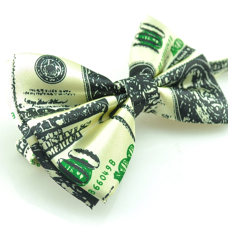 Novas Mulheres Homens "U.S. Dollar Money" Suspender Bow tie Set Y-back Conjuntos de teclas de piano Office Casual Bowtie Cravat Set Gift Design