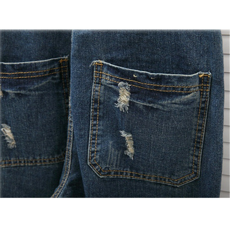 Combinaison en jean déchiré pour femme, salopette en fibre, denim cool, trous déchirés, jean spinal décontracté, combinaisons pour femme, grande taille, été