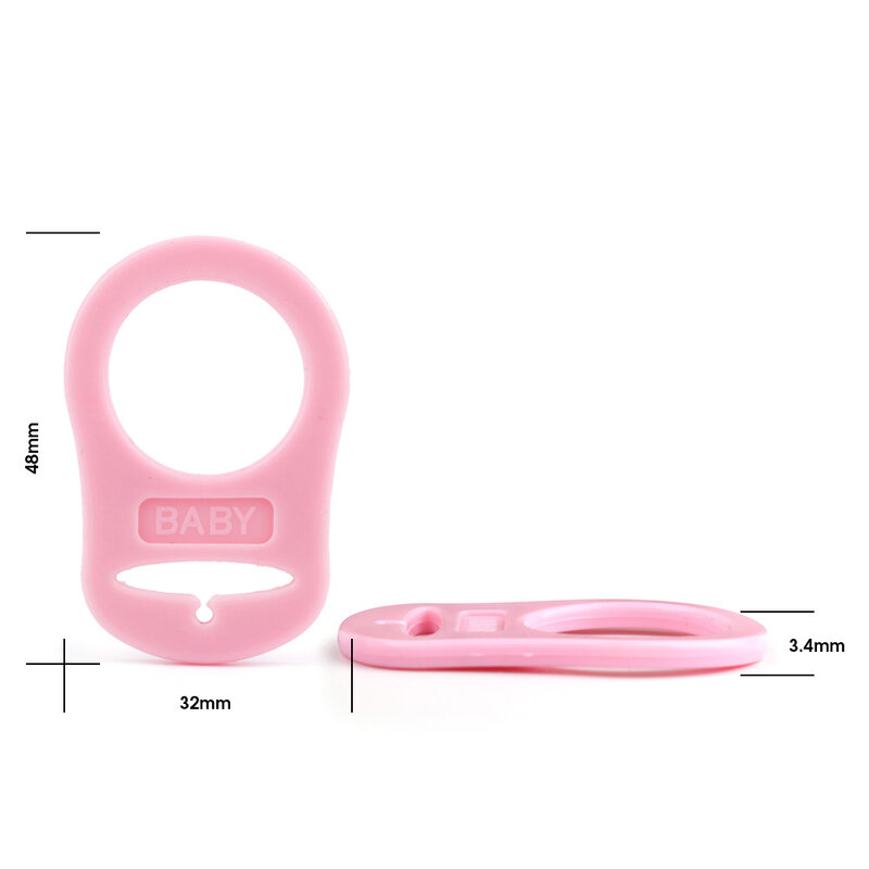 TYRY.HU 5pc ciuccio fittizio supporto Clip adattatore anello pulsante stile ciuccio adattatore fai da te Baby Shower accessori regalo per il bambino