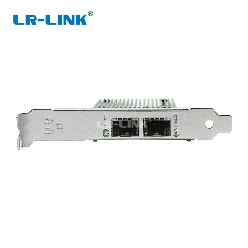 LR-LINK 9802BF-2SFP + 10Gb إيثرنت بطاقة الشبكة PCI-E ثنائي المنفذ الألياف البصرية خادم محول إنتل 82599 متوافق X520-SR2/DA2