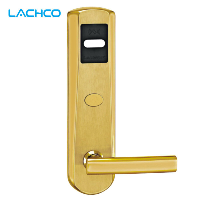 LACHCO 電動ドアロック Rfid カードキー電子ドアロックオフィスアパートホームホテルスマートエントリー L16018SG