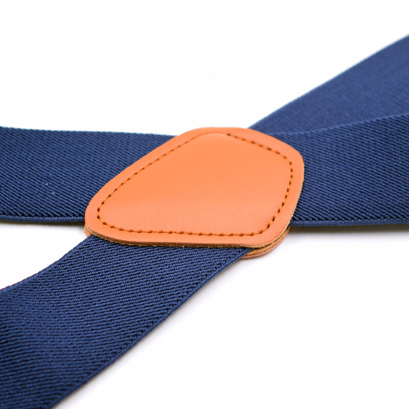 JIERKU Man's Suspenders 4 Clips Outdoor Braces Suspensorio Tirantes Hombre Elastic Strap 2.5*120cm High Quality Father's Gift