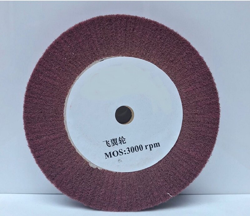 New OD150mm Non-woven Scouring Pad 6" Grinding Wheel Flap Mop Polishing Wheel Disc 320# 20MM Bore 2" Thick