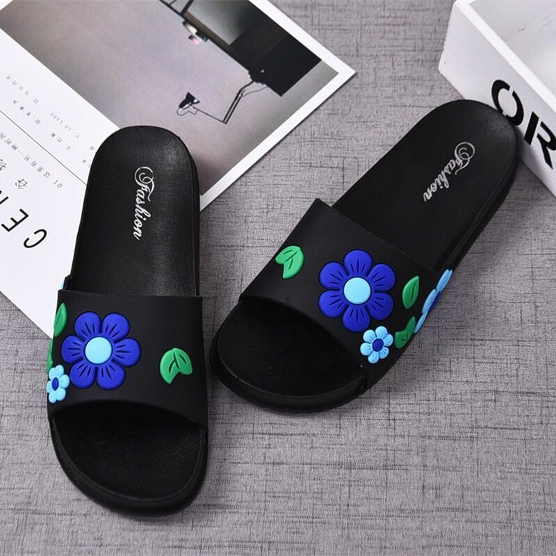2020 Women Slippers Fashion Summer Lovely Ladies Casual Slip On  Beach Flip Flops Slides Woman Indoor Shoes Flower TUX3