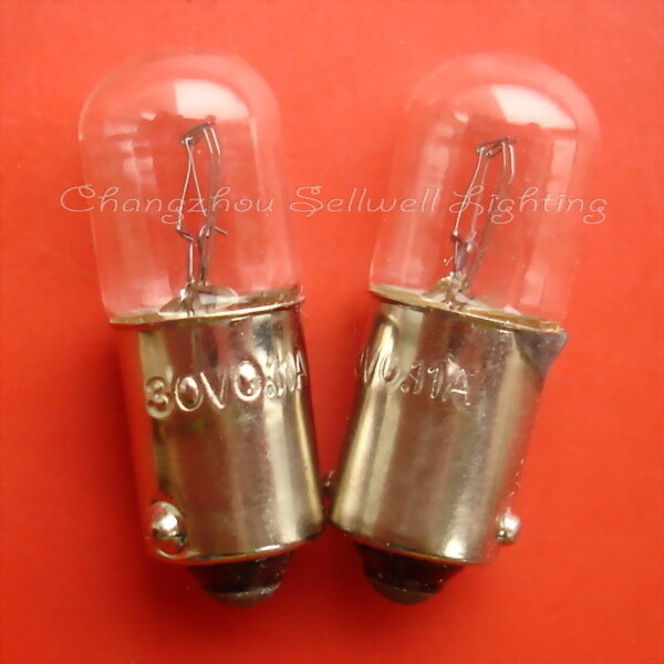 Miniatur Bulb 30 V 0.11a Ba9 S T10x28 A318