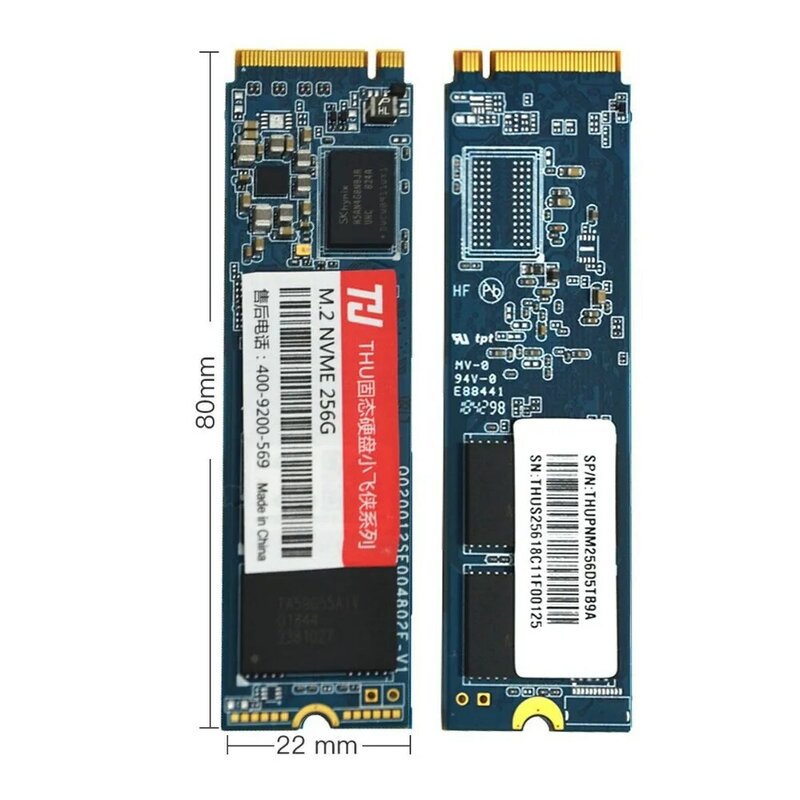 THU M.2 2280 NVME SSD PCIe 256 go 512 go 1 to 2TBNVMe SSD NGFF M.2 2280 PCIe NVMe TLC disque SSD interne pour ordinateur portable de bureau m2