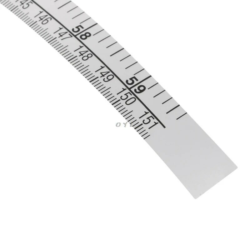 Cinta métrica autoadhesiva de 151cm, regla de vinilo para máquina de coser, pegatina