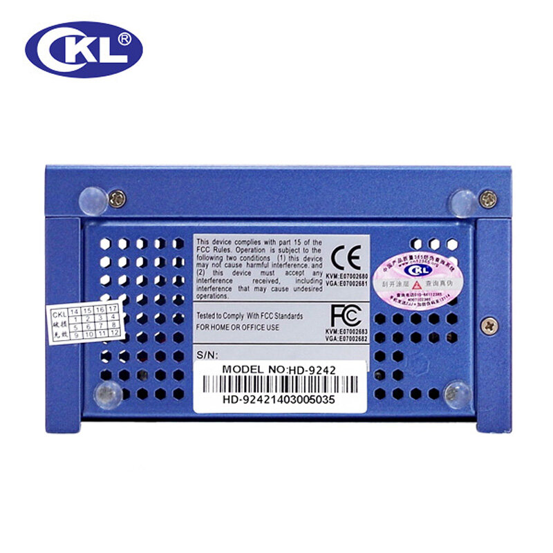 CKL HD-9242 2 Port HDMI 3D 1.4 V Splitter 1 em 2 out 1x2 Distribuidor HDMI HDTV 2 K 4 K 4 K * 2 K de Vídeo