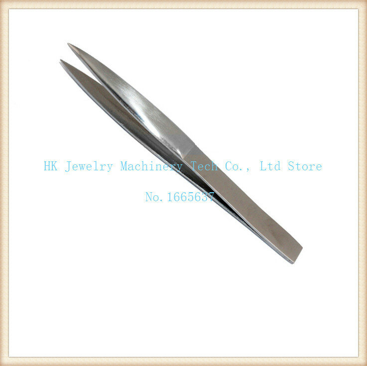 Pinzette a catena in acciaio inossidabile da 160mm per strumento di creazione di gioielli, strumenti di raccolta di riparazione