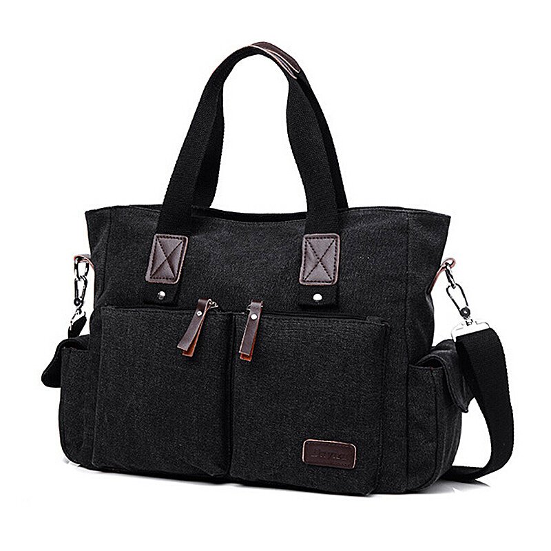 Canvas Leather Men Travel Bags Large Handbags Shoulder Bag Luggage Handbag Travel Bags For Men 11T