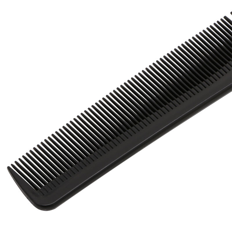 Peine de plástico antiestático para peluquería profesional, utensilio para cortar el pelo, color negro, l29k