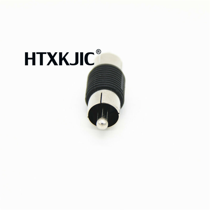 10pcs RCA male to RCA male jack adapter  AV adapter  for cctv camera Drop shipping