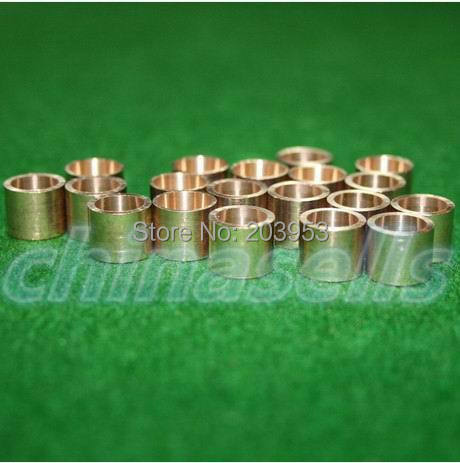 20pcs billiards snooker copper ferrule brass snooker pool cue ferrules cue accessories 9mm or 10mm