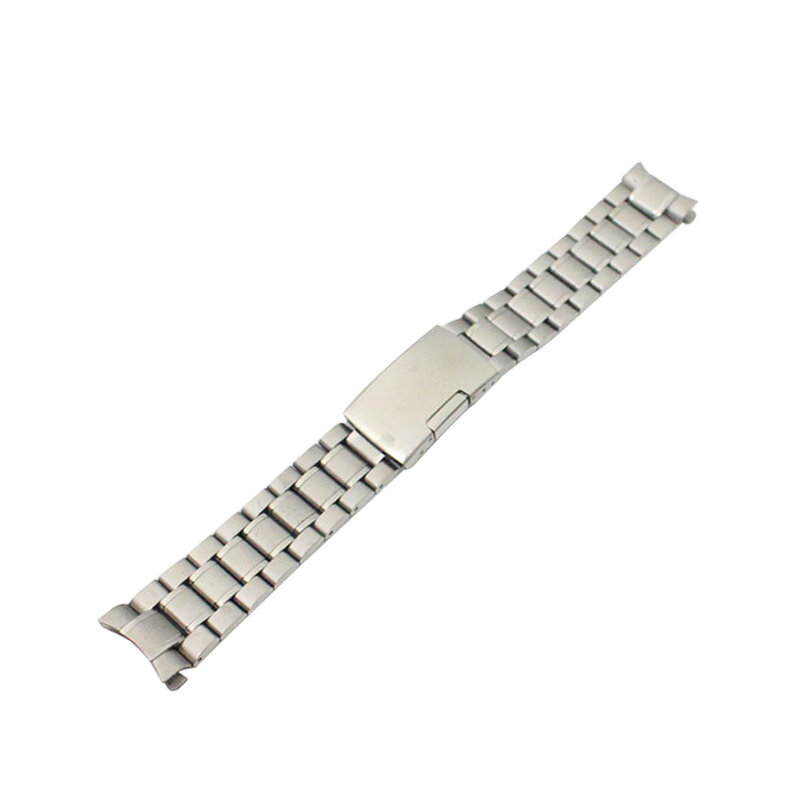 18/19/20/22mm Men Watchband Stainless Steel Solid Links Arc Degree Watch Strap Bracelet TT@88