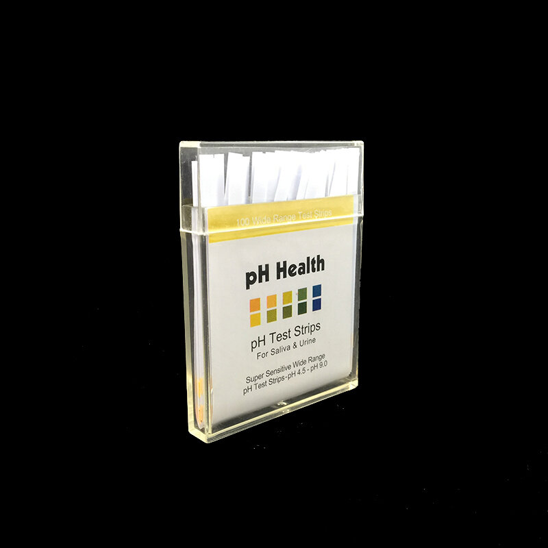 Tiras reactivas pH, aplicación Universal (pH 4,5-9), 1 paquete de 100 tiras