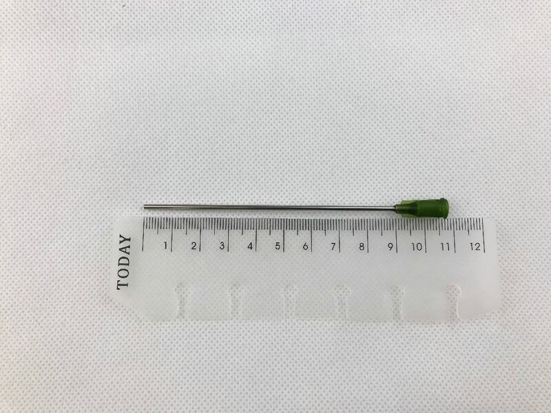 100pcs/lot Luer Dispense Blunt Long Syringe Needle 14G, total length = 107.5mm