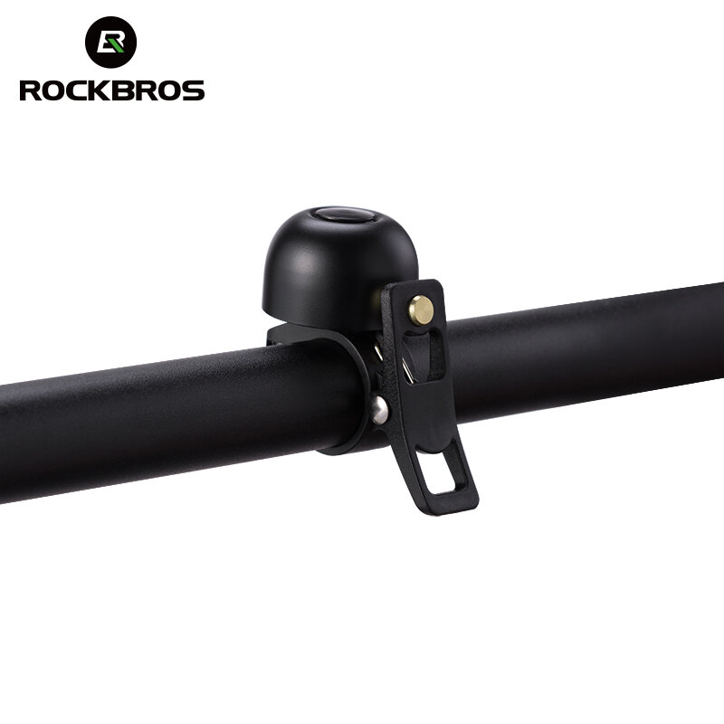 ROCKBROS Cycling Bike Bicycle Bell Ring Aluminium Horn MTB Bike Mini Bell Handlebar Ring Clear Loud Sound Bicycle Accessories