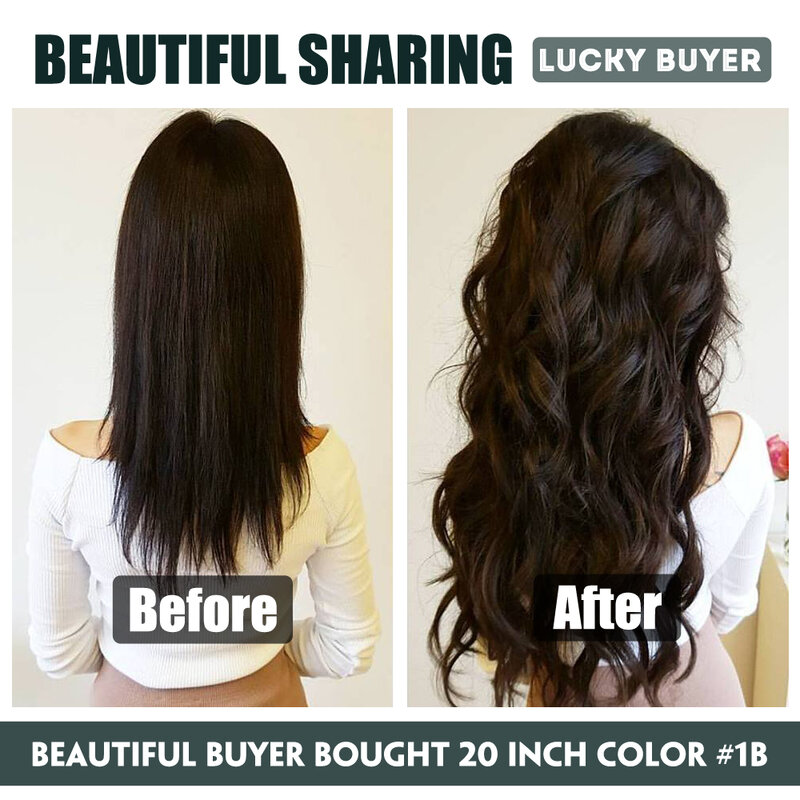 FOREVER HAIR – Extensions de cheveux naturels Remy, 20 pouces, couleur Piano, trame de peau européenne lisse, Style Salon, 2.0g/pièce