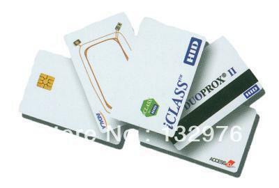 Cartões em branco e cartão inteligente de plástico de cor completa