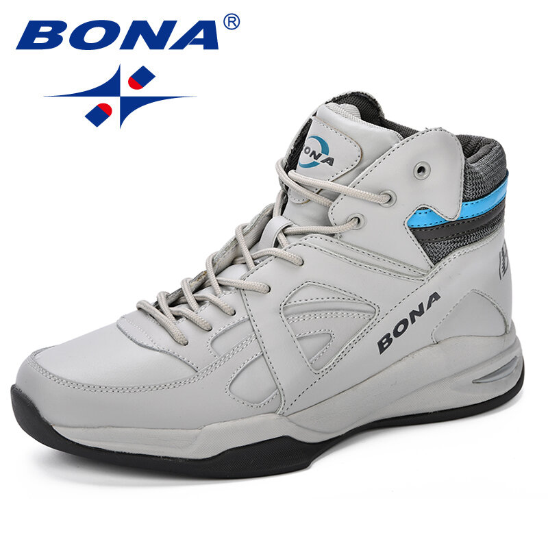 Bona-メンズバスケットボールシューズ,フラットソール,快適なアウトドアスニーカー