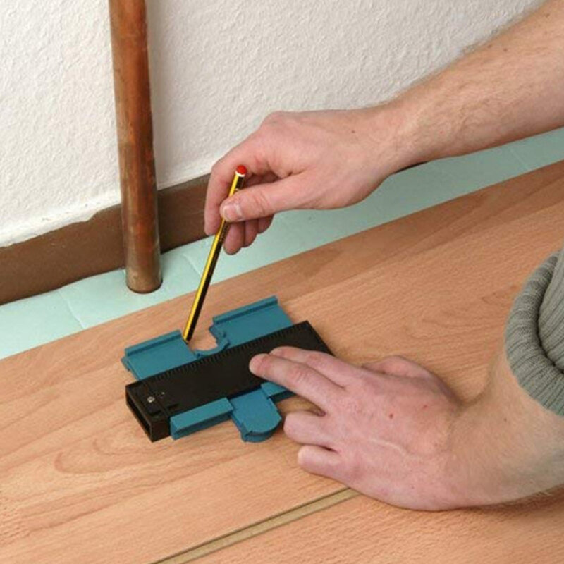 Measuring Tool Protractor Contour Profile Copy Angle Ruler 12cm Measurement Woodworking Gauging Wood Marking Tiling Laminate