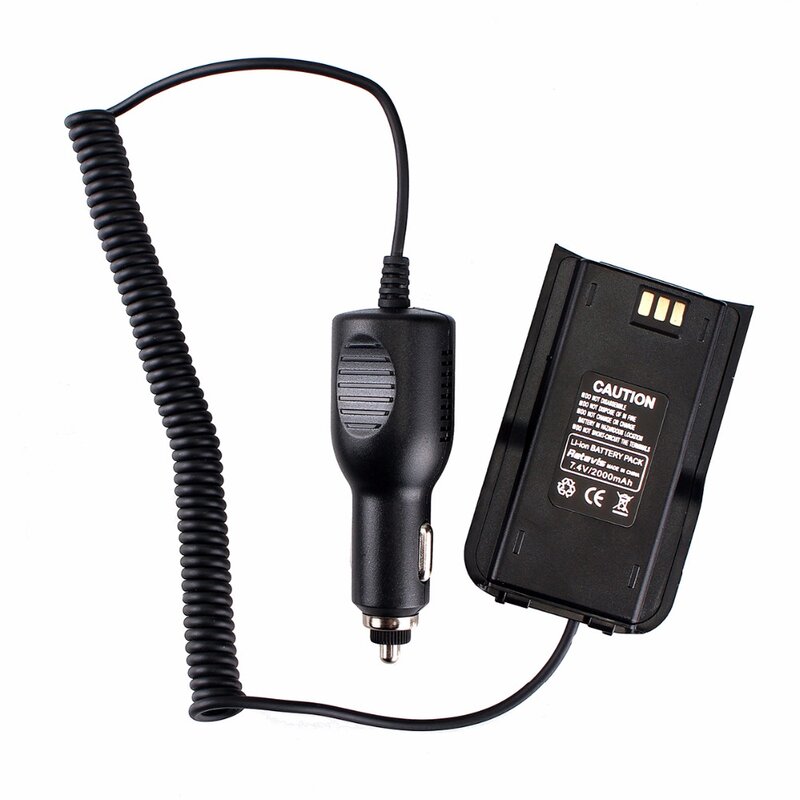 Cargador de batería de transmisor para coche, accesorios de walkie-talkie de 12-24 V, para TYT, MD-380, MD380, MD RETEVIS, RT3, RT3S, J9110J