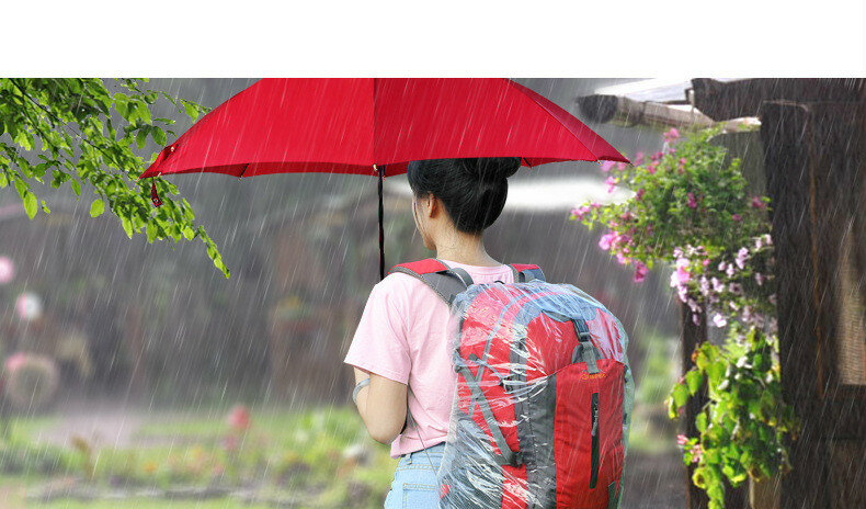 (S/M/L)3 Pcs/Lot Disposable Backpack Rainproof Cover for Shoulder Bag Outdoor Climbing Bag Dustproof Waterproof Cover 20-55L