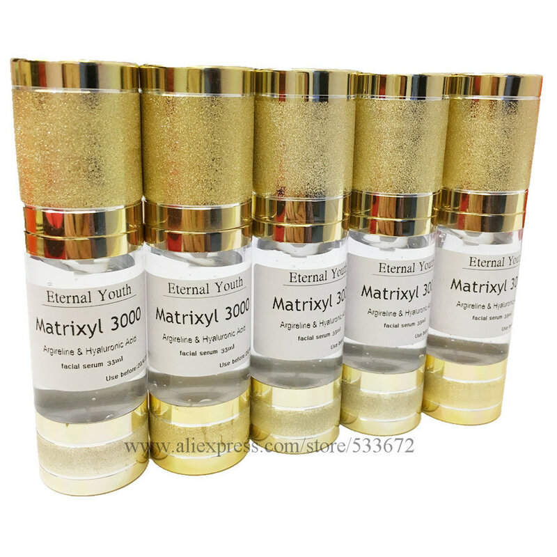 10 garrafas matrixy1 3000 peptide são ginina & ácido hialurónico ha anti enrugamento que endurece os cuidados com a pele 35ml