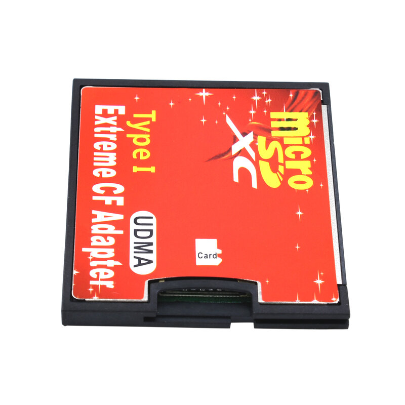 TISHRIC 新マイクロ SD TF アダプタ CF カードの Microsd/HC にコンパクトフラッシュタイプ I メモリカードリーダー用カメラ