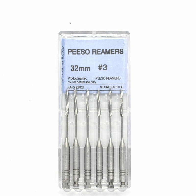 Стоматологический инструмент Peeso Reamers Ларго, сверла, двигатель из нержавеющей стали, корневой канал 28 мм, 32 мм, стоматологический инструмент