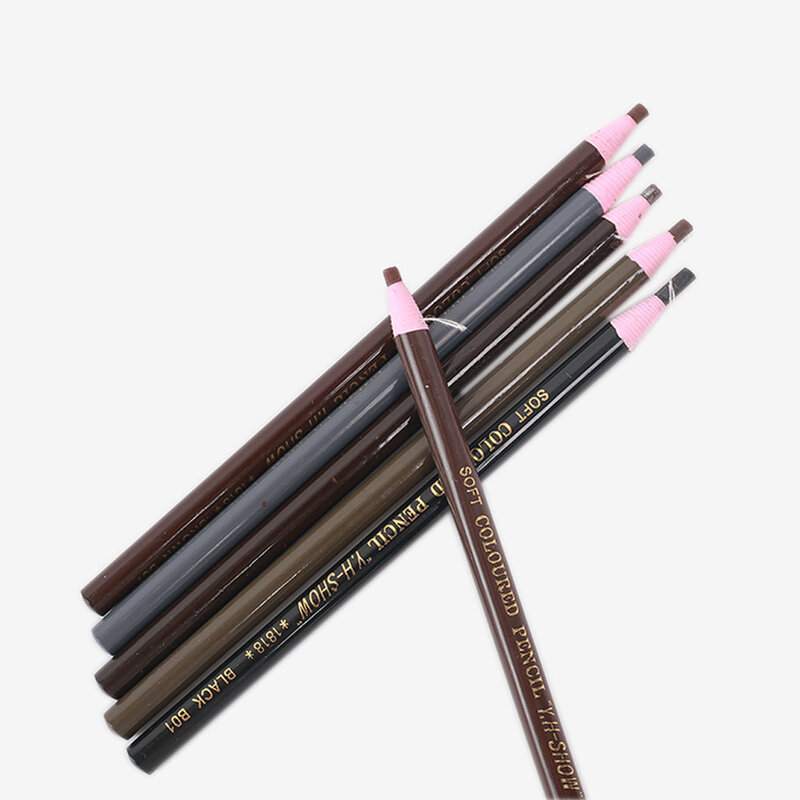 1 pz matita per sopracciglia impermeabile taglio libero vernice naturale a lunga durata nero marrone caffè Microblading sopracciglio permanente trucco