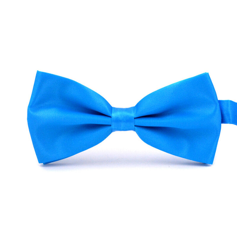 Лидер продаж, 1 шт., классический мужской галстук-бабочка, Одноцветный сатиновый галстук-бабочка, модные деловые Свадебные вечерние галстук...