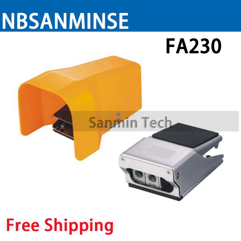 1/4 Pneumatic Foot Valve Pedal Valve FA230 for Machine Package Injection Printing Automation NBSANMINSE