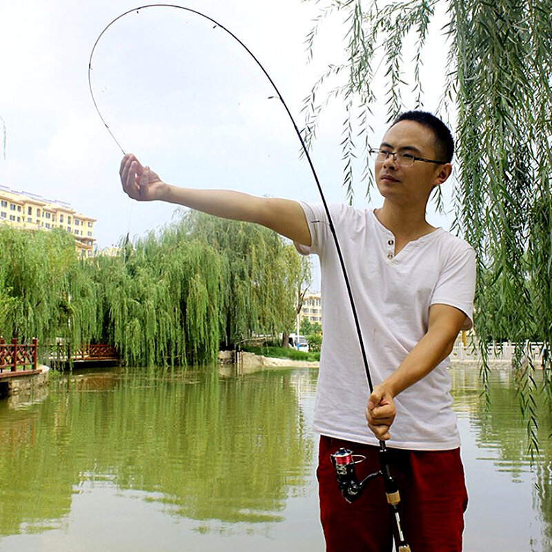 1.68m 1.8m UL carbon lure rod spinning fishing rod solid tip fast action soft fish pole double tips lure 1-6g