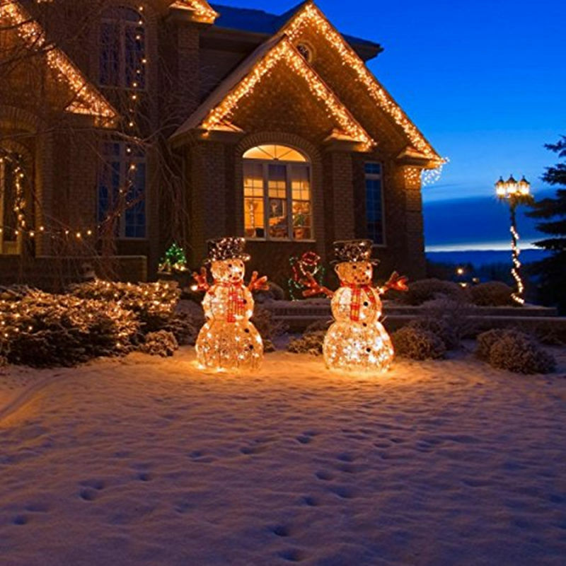 Cordão de luz led com mini luzes de fadas, à prova d'água, para natal, festas, feriados, jardim, quarto, decoração, área interna e externa