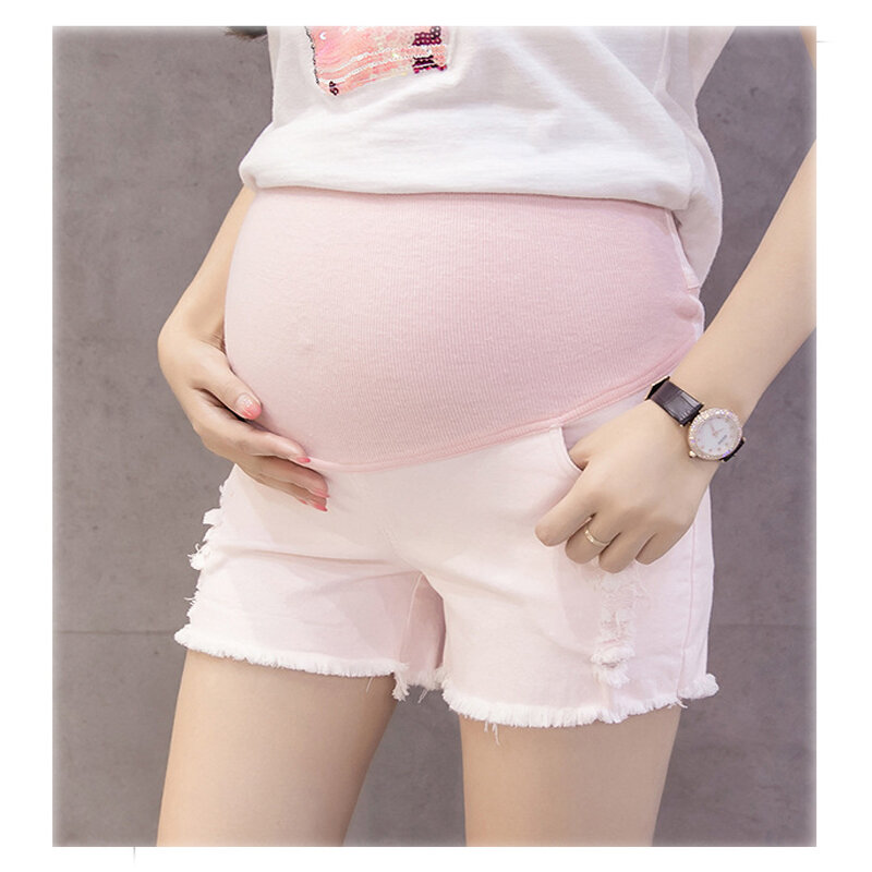المرأة الحامل الدنيم الأمومة قصيرة ، ملابس السيدات ، الشحن المجاني ، ملابس الصيف ، جديد
