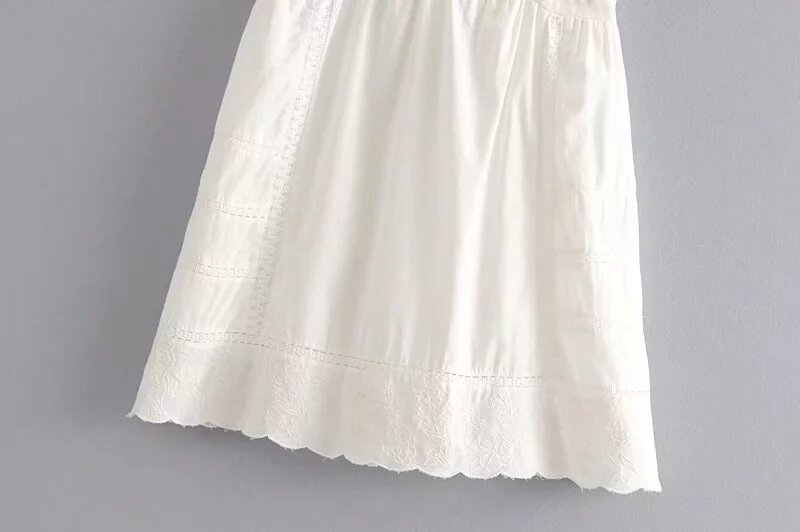 Vestido de verano 2019 para mujer vestidos de tirantes finos bordado sexy mini vestidos de fiesta para mujer