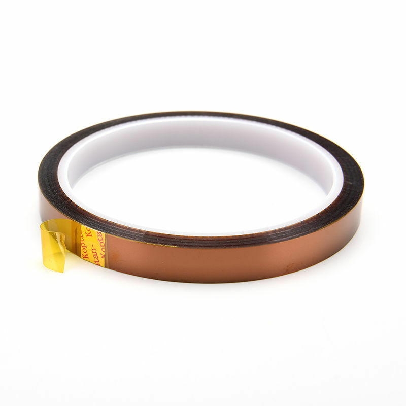 1PCS 10MM X33Meter Heat Resistant Polyimide Tape High Temperature Adhesive Insulation Kapton Tape