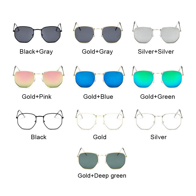 Gafas de sol protectoras para mujer, lentes de sol femeninas de marca de diseñador, espejo, Retro, de lujo, Vintage, negras