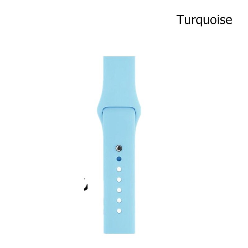 Classic Sport Silicone Strap for Apple Watch Series 5 4 3 2  Soft Replacement Watchband for iWatch 38 42MM Band 40 44MM Bracelet