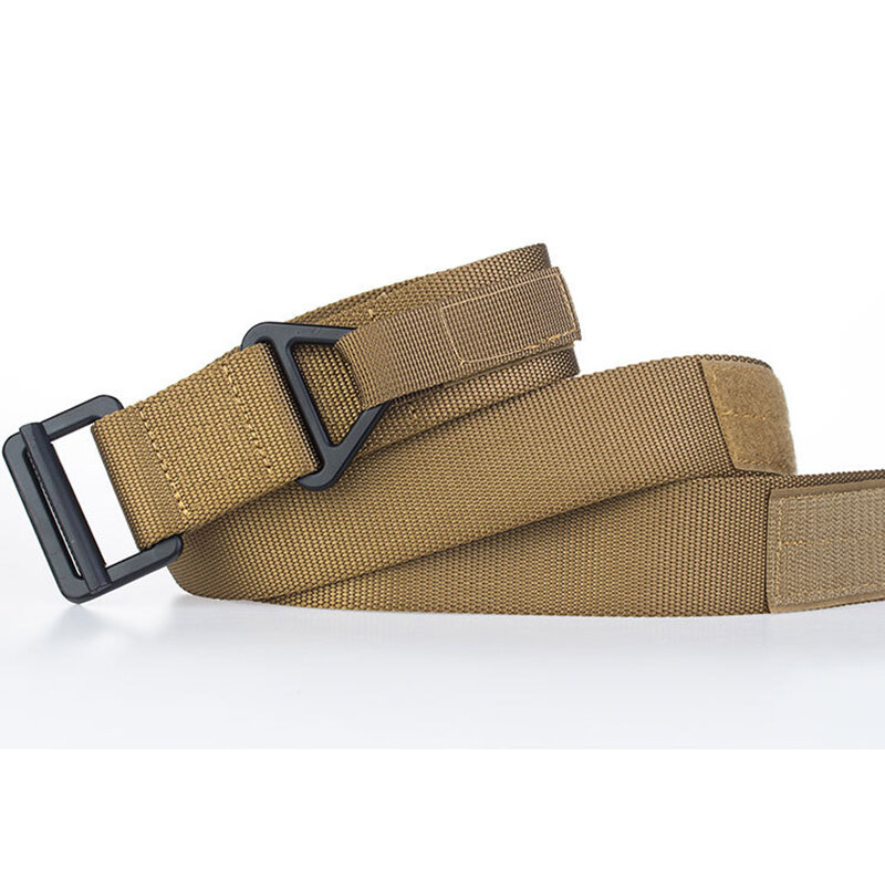 Cinturón táctico de nailon Real de 4,5 cm, hebilla de aleación de bucle Unisex, cinturón informal de alta calidad, cinturón de entrenamiento militar B1F101